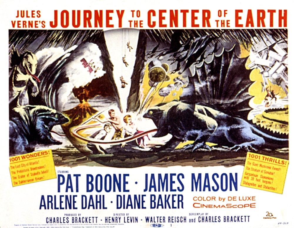 Journey To The Center Of The Earth 1959 Canvas Art - (28 x 22)