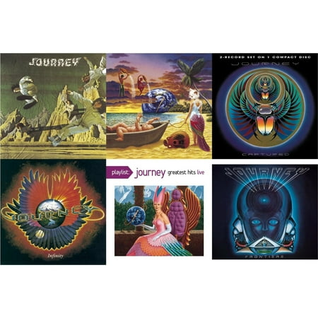 Journey & Trial By Fire & Captured & Infinity & Playlist: Journey Greatest Hits Live & Frontiers [CD Bundle]
