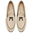 thumbnail image 1 of Journey West Men's Vintage Loafers For Men Belgian Loafers Slip-on Loafer Penny Loafer Casual Loafers Beige US 9, 1 of 6