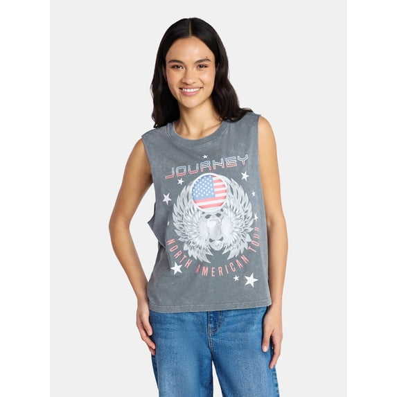 Journey Women's Muscle Tank Top, Sizes XXS-4X