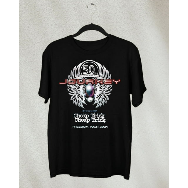 Journey and Cheap Trick Freedom Tour 2024 Gift For Fan S to 5XL T shirt S5206