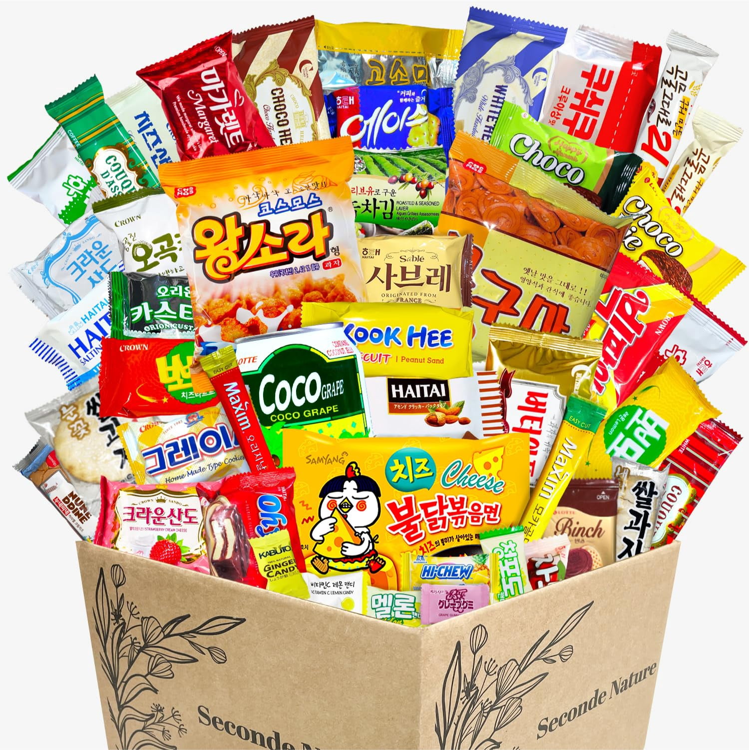 Journey of CM31 Asia Korean Snack Box 48 Count Individual Wrapped Packs ...