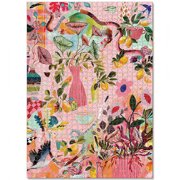 Journey of Something Lemon Haze - 1000 Piece Puzzle, Adult Jigsaw, 20 x 27.5" Assembled, Fruit Floral Nature Scene, Artist Designed, Drawstring Bag