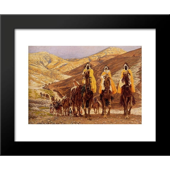 Journey of the Magi 20x24 Framed Art Print by James Tissot