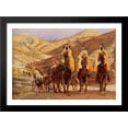 thumbnail image 1 of Journey of the Magi 38x28 Large Black Wood Framed Print Art by James Tissot, 1 of 2
