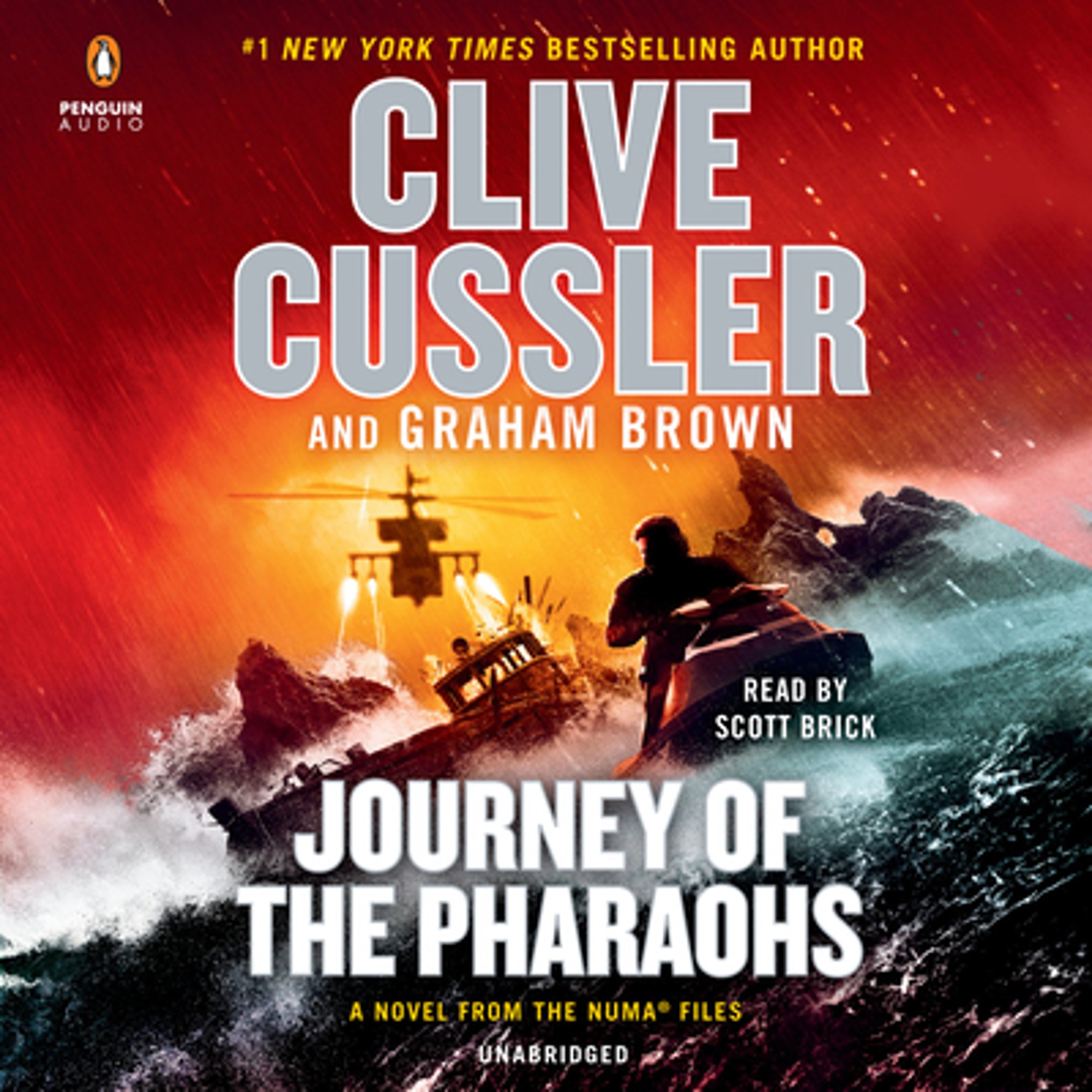 Pre-Owned Journey of the Pharaohs (Audiobook) by Clive Cussler, Graham Brown, Scott Brick