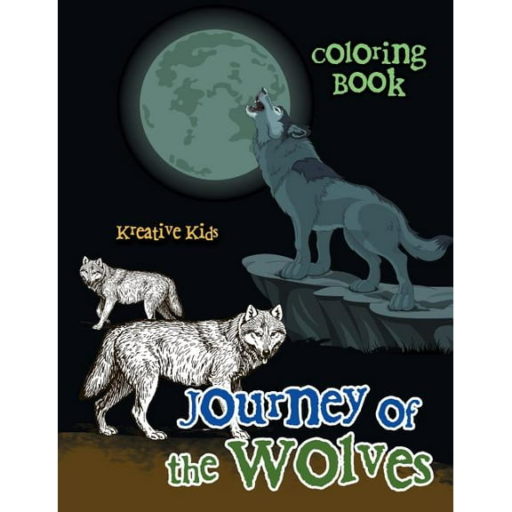 Journey of the Wolves Coloring Book (Paperback)