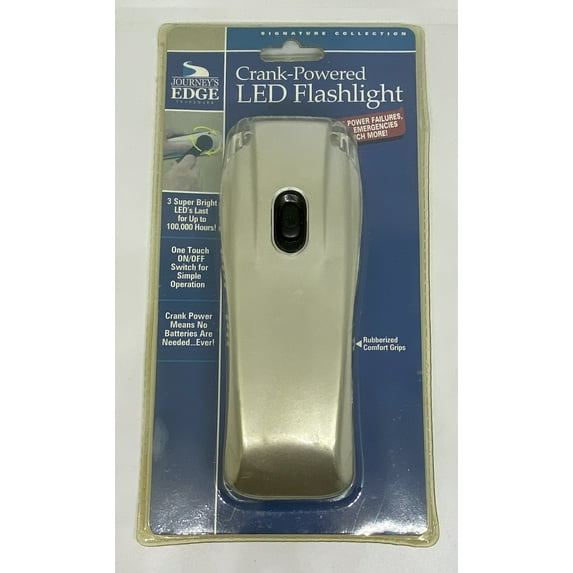 Journey's Edge Crank Powered LED Flashlight