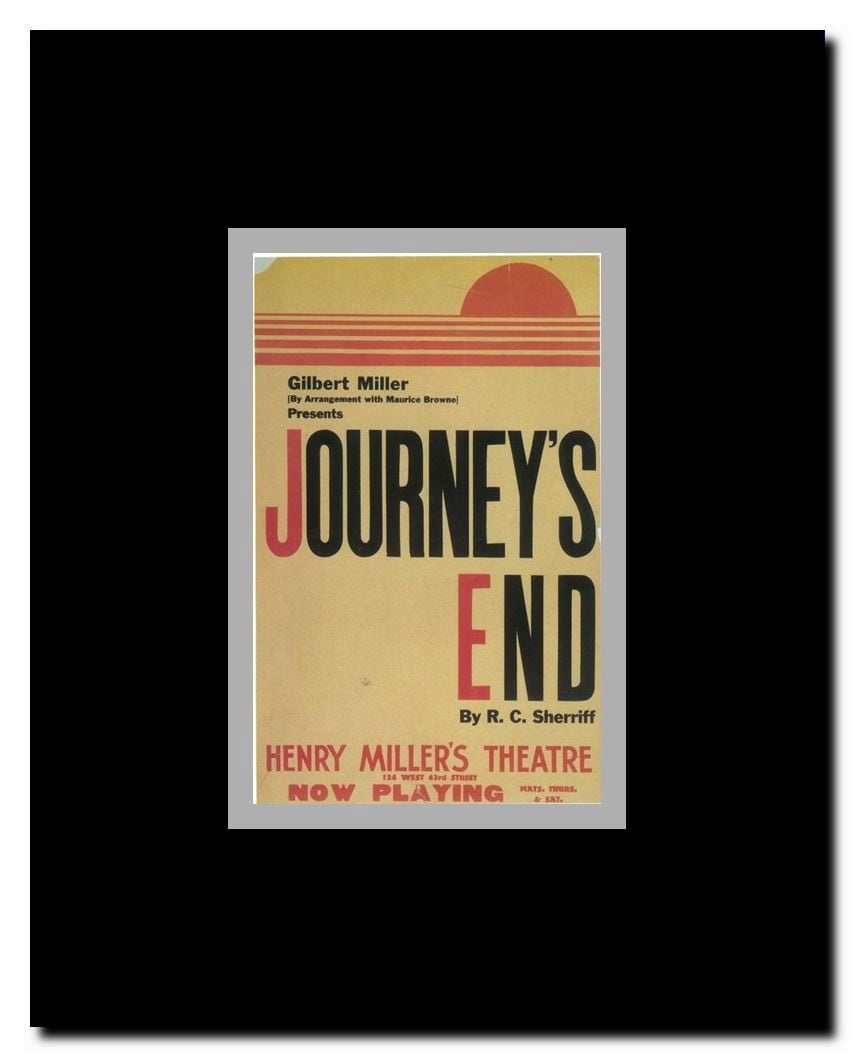 Journey's End (Broadway) Framed Movie Poster