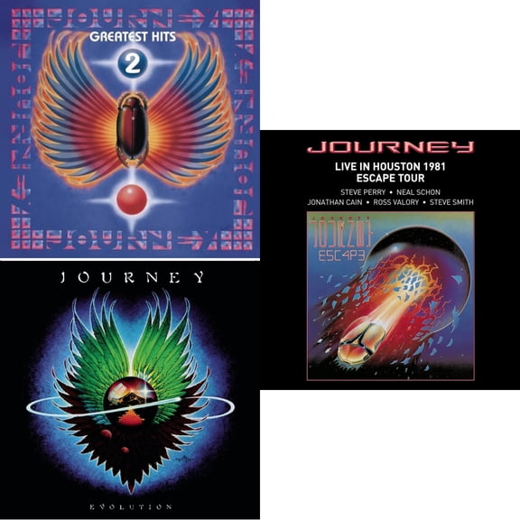 Journey's Greatest Hits Vol.2 & Evolution & Live In Houston 1981: The Escape Tour [CD Bundle]