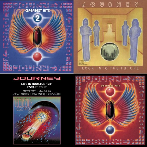 Journey's Greatest Hits Vol.2 & Look Into The Future & Live In Houston 1981: The Escape Tour & Greatest Hits [CD Bundle]