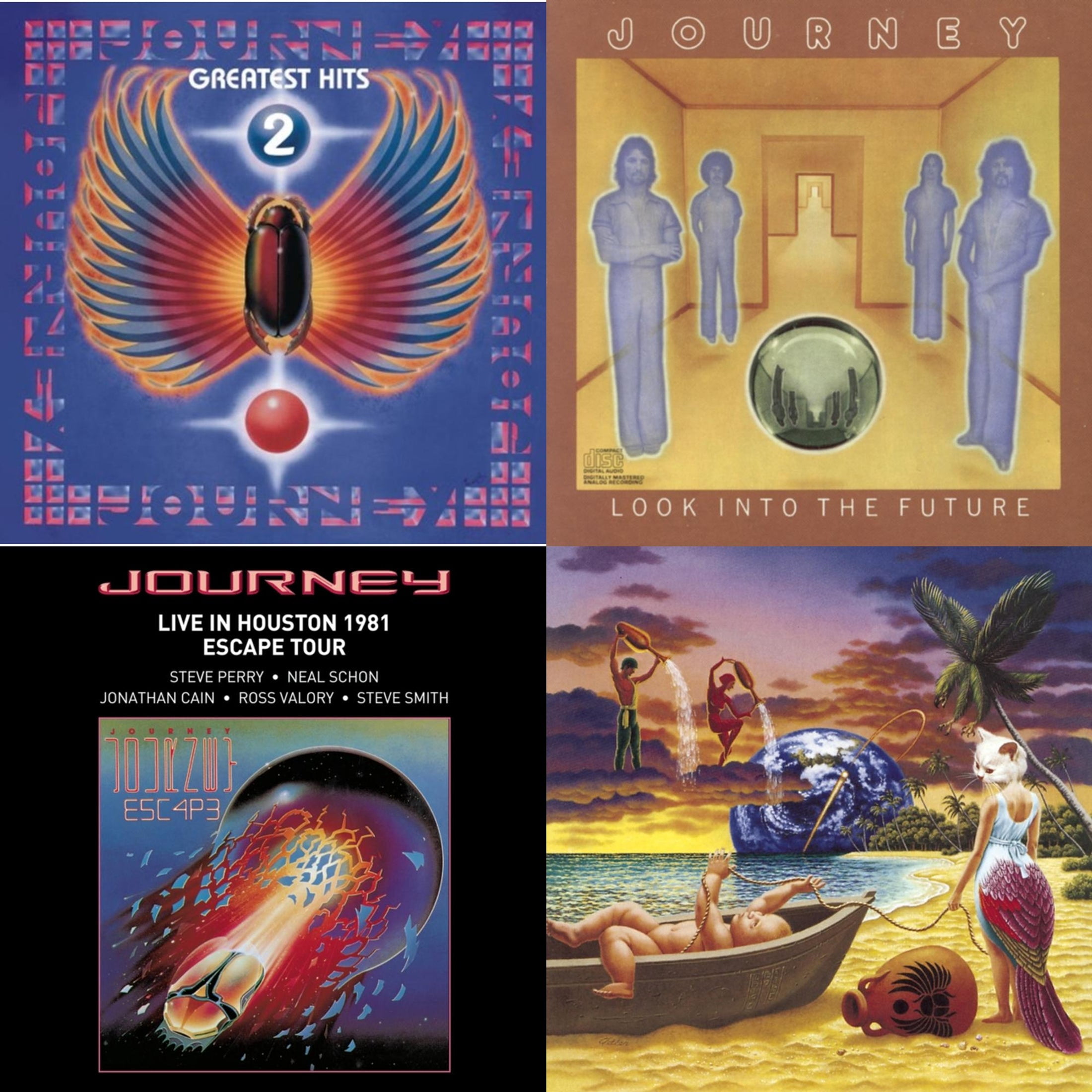 Journey's Greatest Hits Vol.2 & Look Into The Future & Live In Houston ...