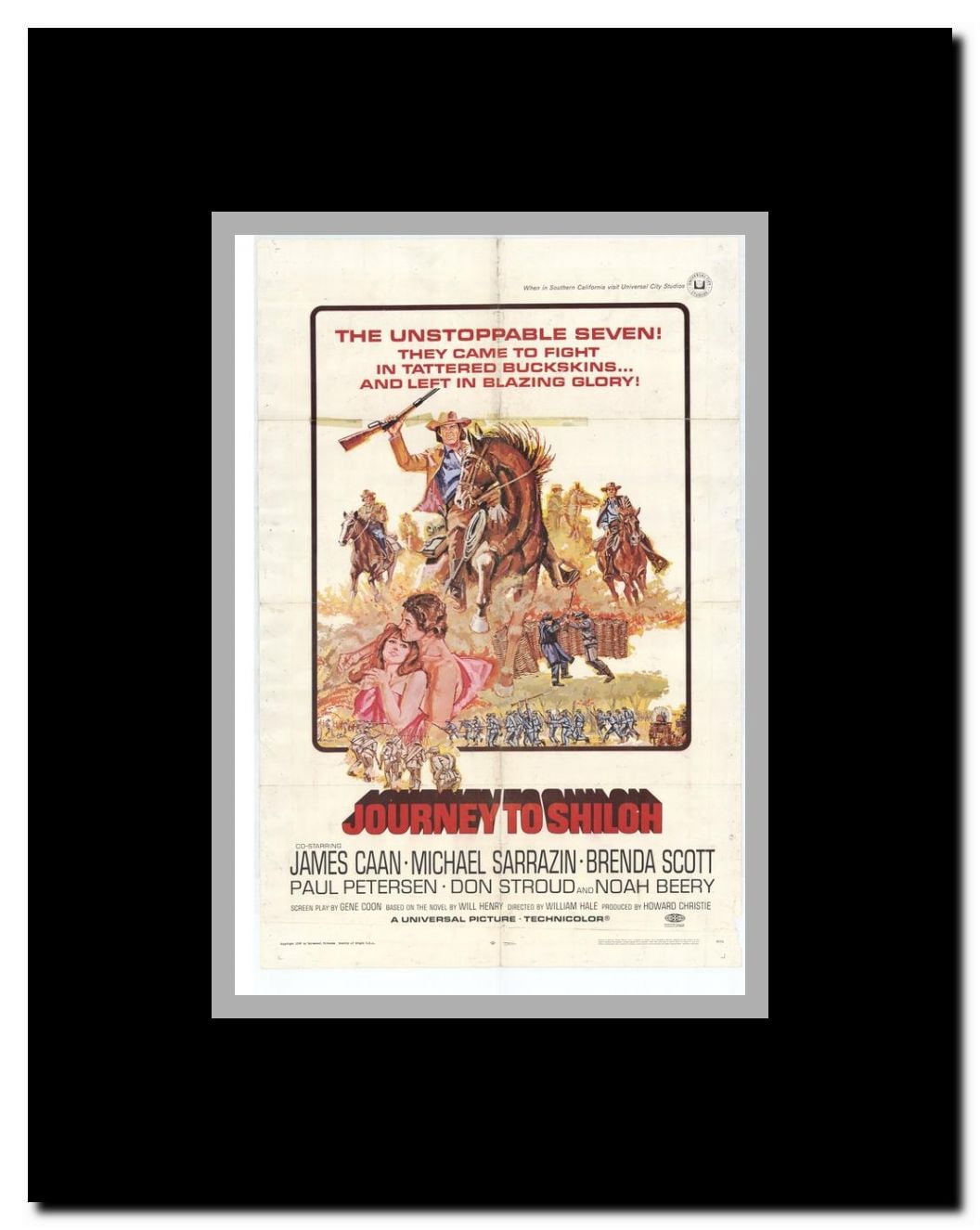 Journey to Shiloh Framed Movie Poster