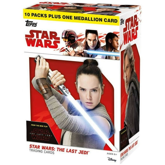Journey to Star Wars: The Last Jedi Trading Card Value Box (10 Packs)