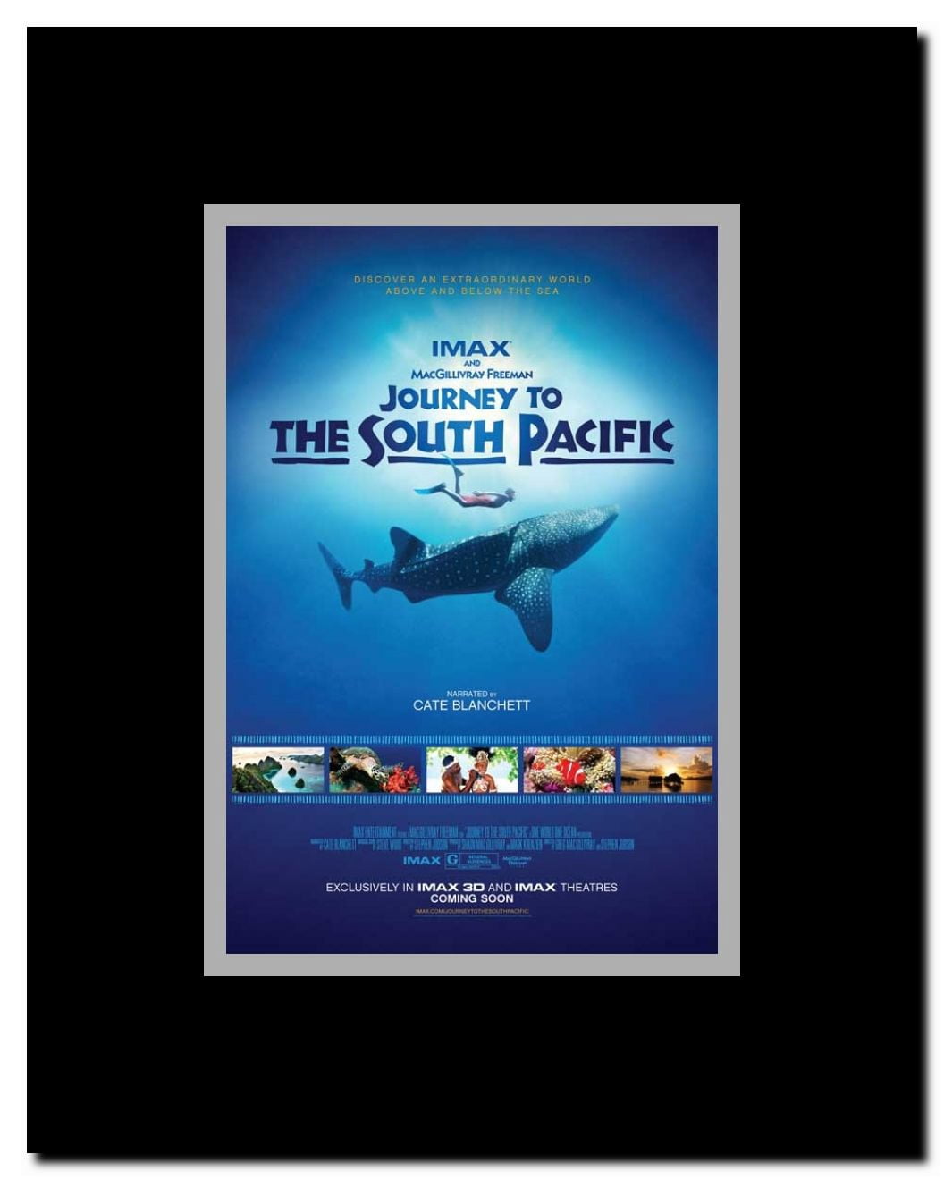 Journey to the South Pacific Framed Movie Poster