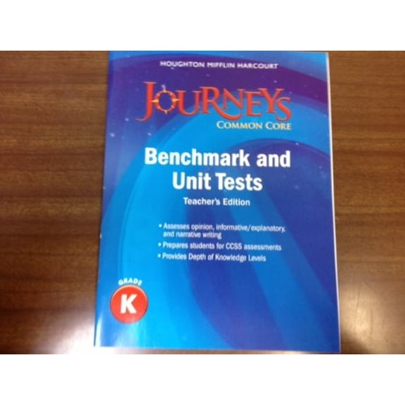 Pre-Owned Benchmark and Unit Tests Grade K (Journeys) (Paperback) 0547872348