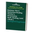 thumbnail image 1 of Pre-Owned Journeys: Direct Instruction Reading Teacher's Presentation Book-Reading, Level 1 Book 3 Paperback, 1 of 1