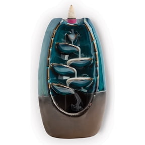 Journeys Edge Ceramic Waterfall Incense Burner