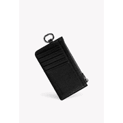 Jov Genuine Leather Card holder Small Zip Card Case 10+ card slots Victoria Hyde