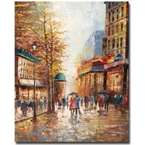 Joval, 'French Street' Canvas Art