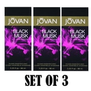 Jovan Black Musk 3.25 oz / 96 ml By Coty For Women Set of 3