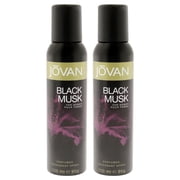 Jovan Black Musk - Pack of 2 , 5 oz Deodorant Spray