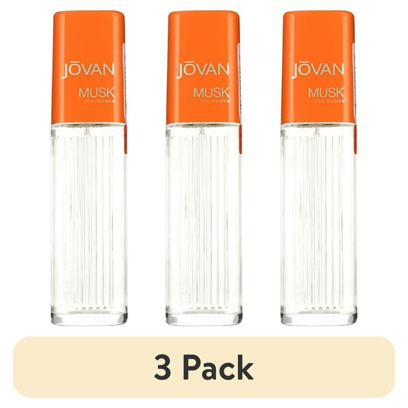 (3 pack) Jovan Musk Cologne Spray for Women, 2 fl oz - Captivating Floral Fragrance