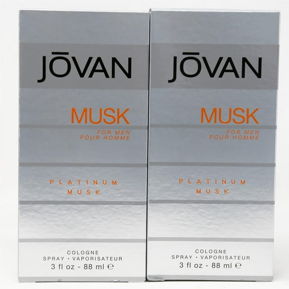 Jovan Musk for Men, Platinum Musk, Cologne Spray, 3 oz