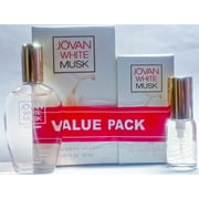 Jovan White Musk For Women 2pcs Value Pack - 1.25 oz & 0.5 oz Cologne Spray
