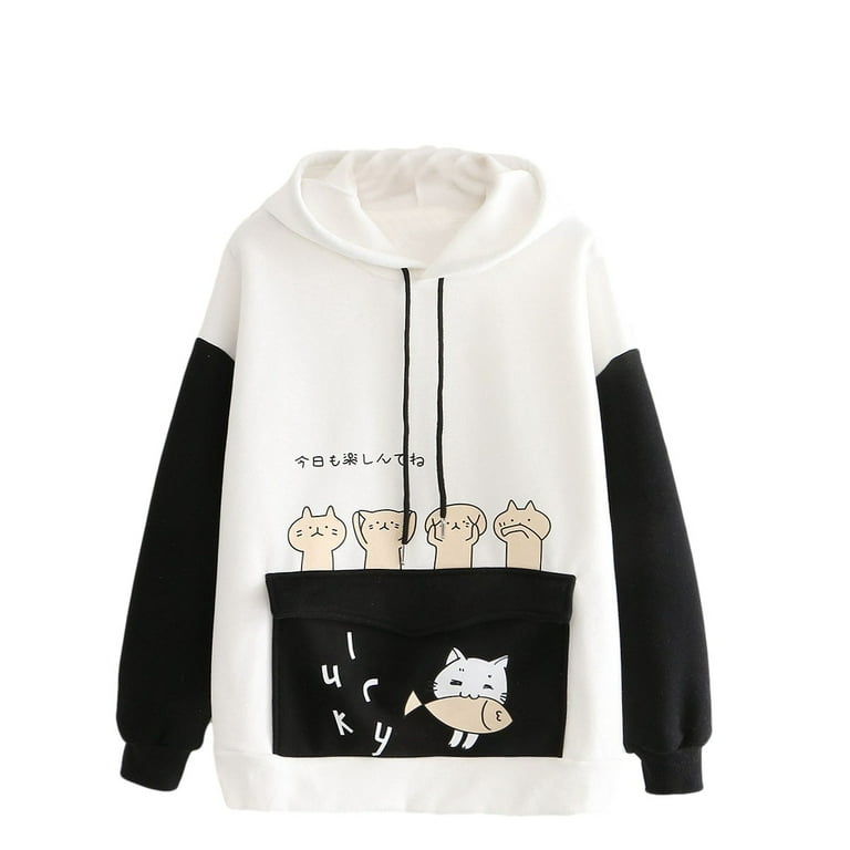 Crazy color sweat hoodie top