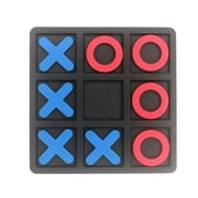 Jovati Tic Tac Toe Wooden Board Game for Kids and Family, Wood Naughts and Crosses Board Games, Classic Family Table Game, Christmas Birthday Gifts