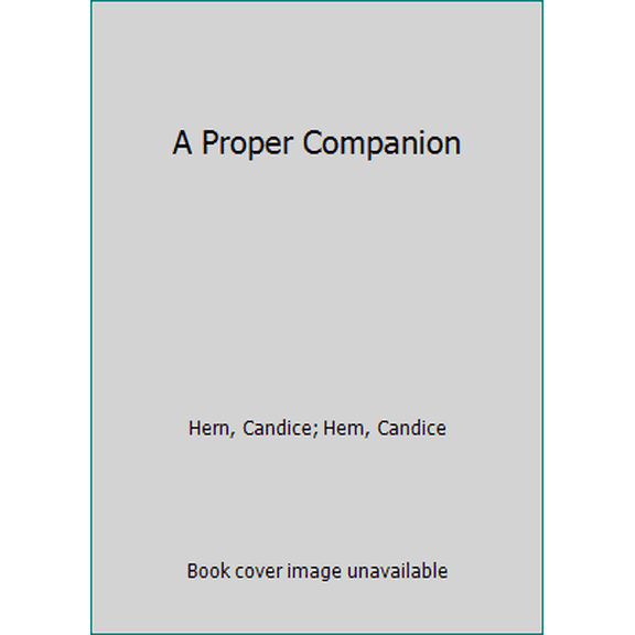 Pre-Owned A Proper Companion (Unknown) 0515115266 9780515115260