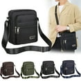 thumbnail image 1 of JoveMarine Daily Use Waterproof Shoulder Bag with Four-Layer Zipper Business Style Messenger Bag for Women and Men Versatile Crossbody Bag for Work and Casual Outings Black, 1 of 4