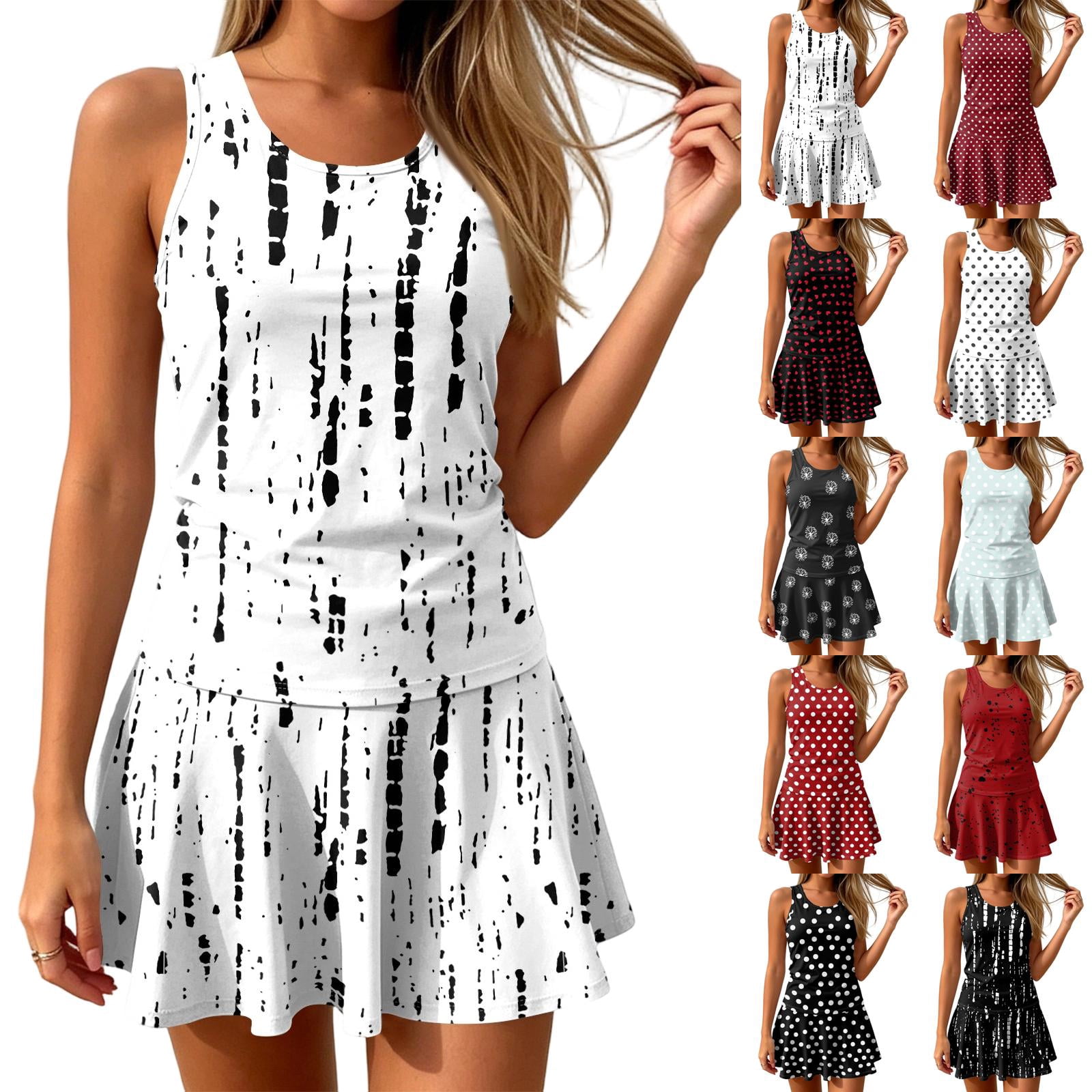 JoveMarine Swimsuit for Women with Flag Print - Independence Day Stars ...