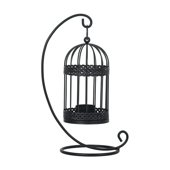 Joveco Candle Lantern Decorative,Vintage Birdcage Hanging Lanterns,Metal Candle Holder Lantern for Patio Rustic Farmhouse Wedding