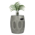 thumbnail image 1 of Joveco Patio Side Table,Light-Weight Concrete Accent Table,Outdoor Garden Stool, Plant Stand,Gray, 1 of 8
