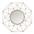 thumbnail image 1 of Joveco Round Decorative Metal Wall Mirror Gold 23.8"D, 1 of 5