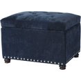 thumbnail image 1 of Joveco Storage Ottoman, 24" Fabric Rectangle Tufted  Foot Rest Stool for Living Room Bedroom, Beige, 1 of 16