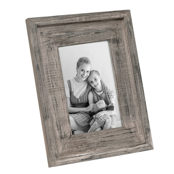 Joveco Wooden Photo Frame Wall Mounted & Tabletop Display 4"x6"