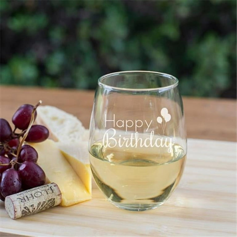 Wine Glass Engraving for a Special Birthday - Georgia Engraving, Printing  and Promotional Gifts Inkwell Designers
