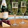 thumbnail image 1 of Jovely JOV811-4B Happy Birthday-Balloons Engraved Champagne Flute With Twisted Stem, Set of 60, 1 of 1