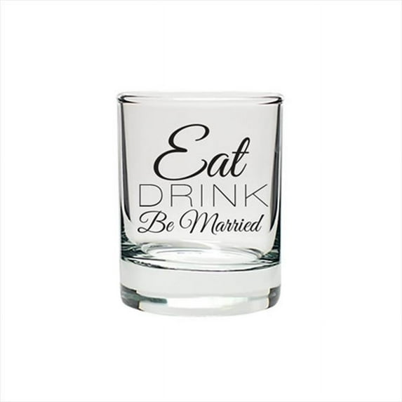 Jovely JOV812-1C Eat Drink Be Married Shot Votive, Set of 72