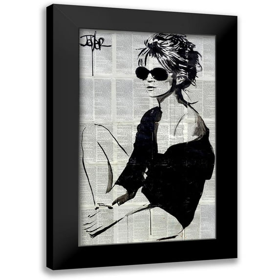 Jover, Loui 10x14 Black Modern Framed Museum Art Print Titled - Summers End