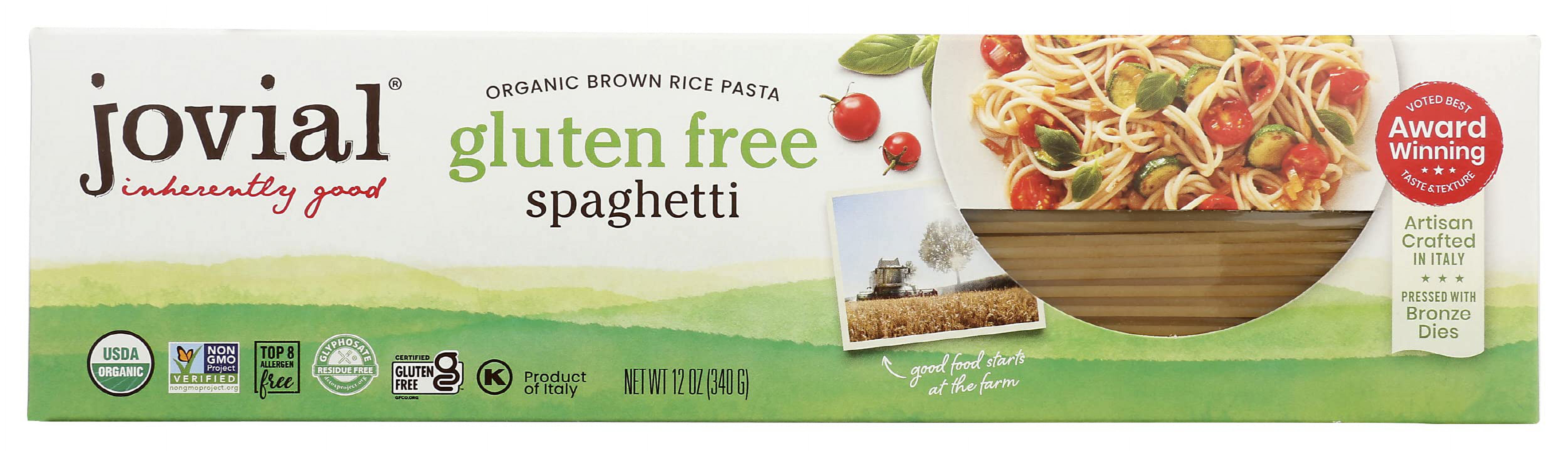 Jovial Gluten Free Brown Rice Pasta Organic AwardWinning Taste