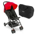 thumbnail image 1 of Jovial JPC18RD Umbrella Stroller, Solid Print Red, 1 of 2