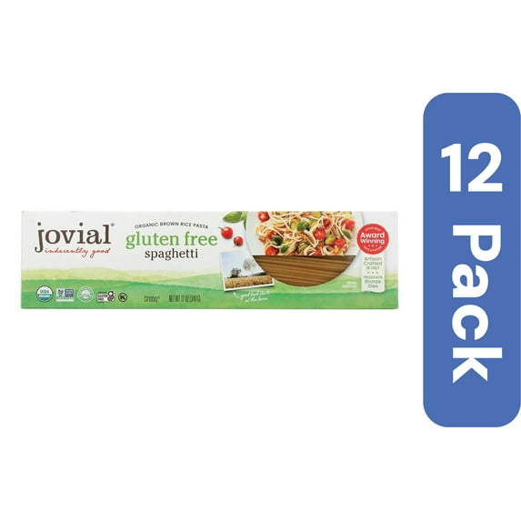Jovial Organic Brown Rice Spaghetti 12 oz (Pack Of 12)