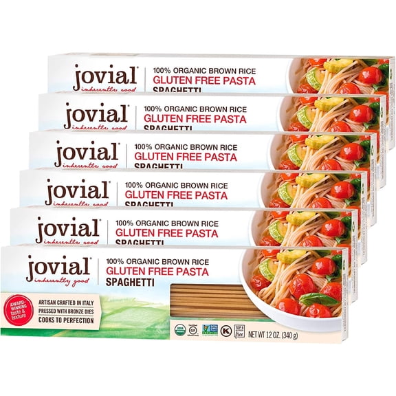 Jovial Spaghetti Gluten-Free Pasta | USDA Certified Organic | 12 oz (6 Pack)