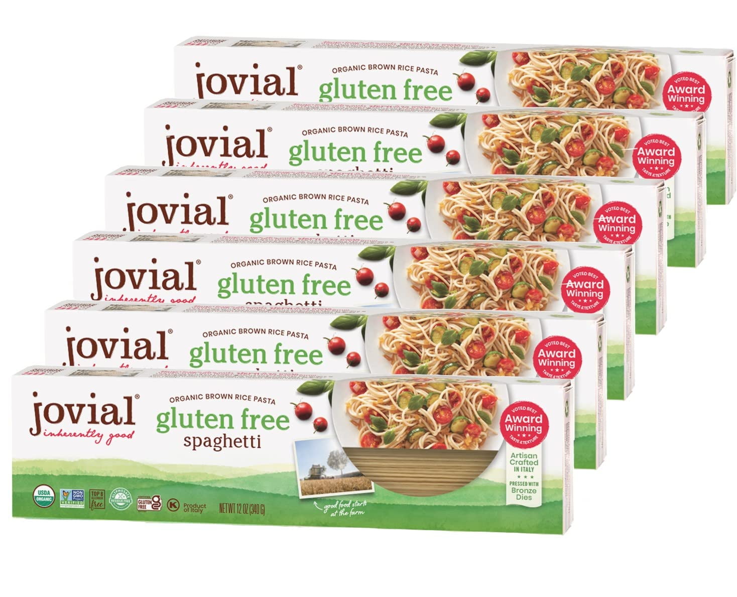 Jovial Whole Grain Brown Rice Spaghetti Pasta Pasta Spaghetti