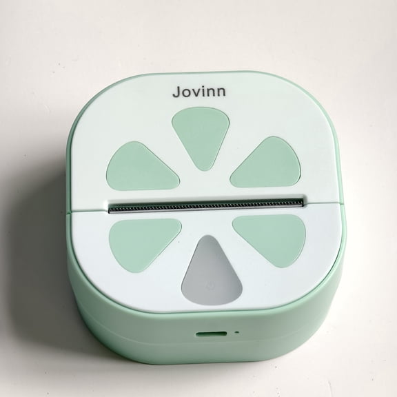 Jovinn Sticker Printer, Bluetooth Portable Pocket Sticker Printer with 3 rolls, Inkless Thermal Sticker Maker Machine for Notes, Journal, Kids Gift