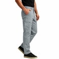 thumbnail image 1 of Jovrlynd Cargo Pants for Men Elastic Waist Straight Multi Pockets Stretch Casual Sweatpants Outdoor Athletic Hiking Pants, S-3XL, 1 of 7